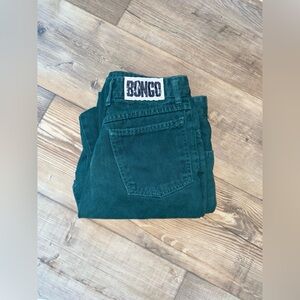 Vintage BONGO Deep Green Jeans